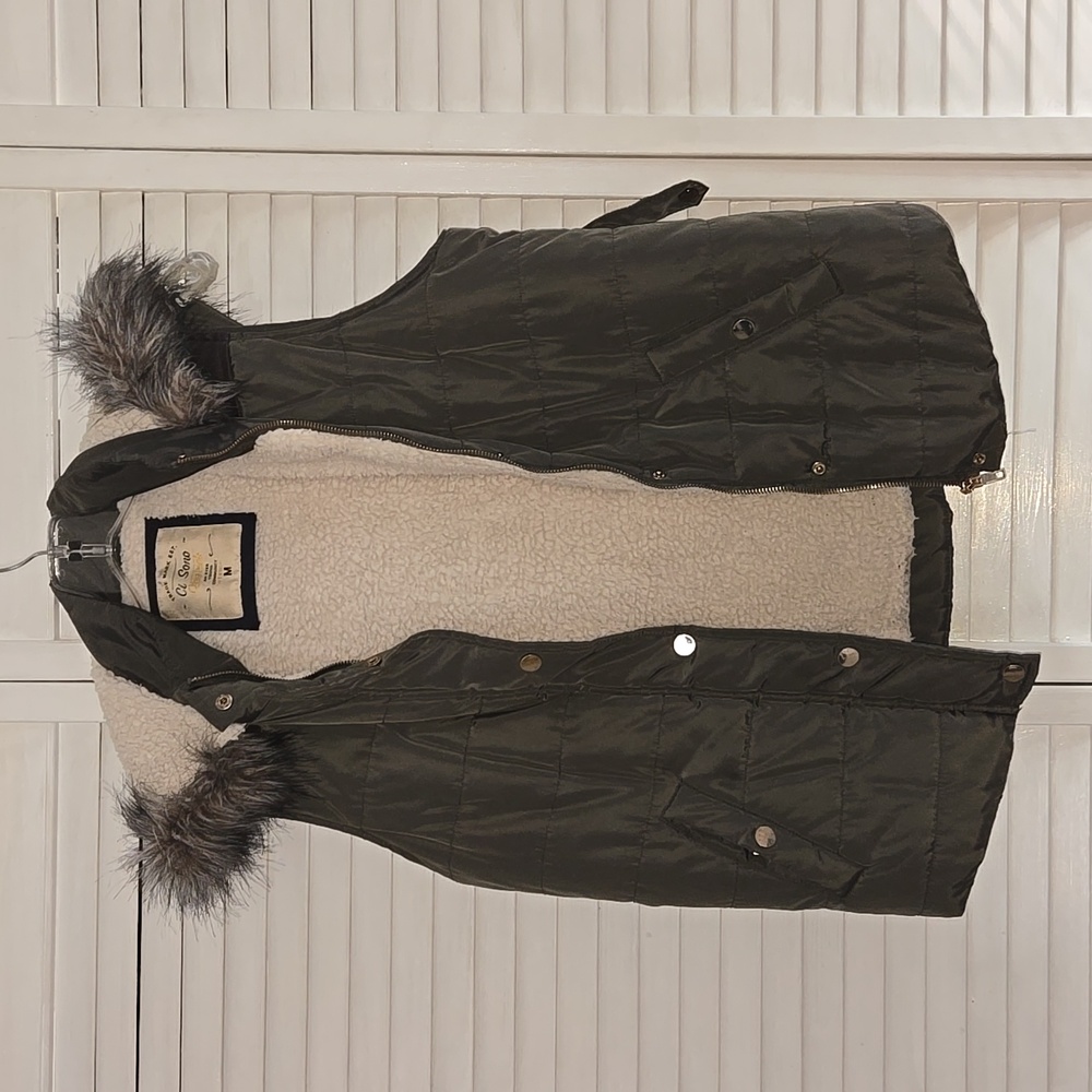 Vest, Ci Sono, M, Olive Green